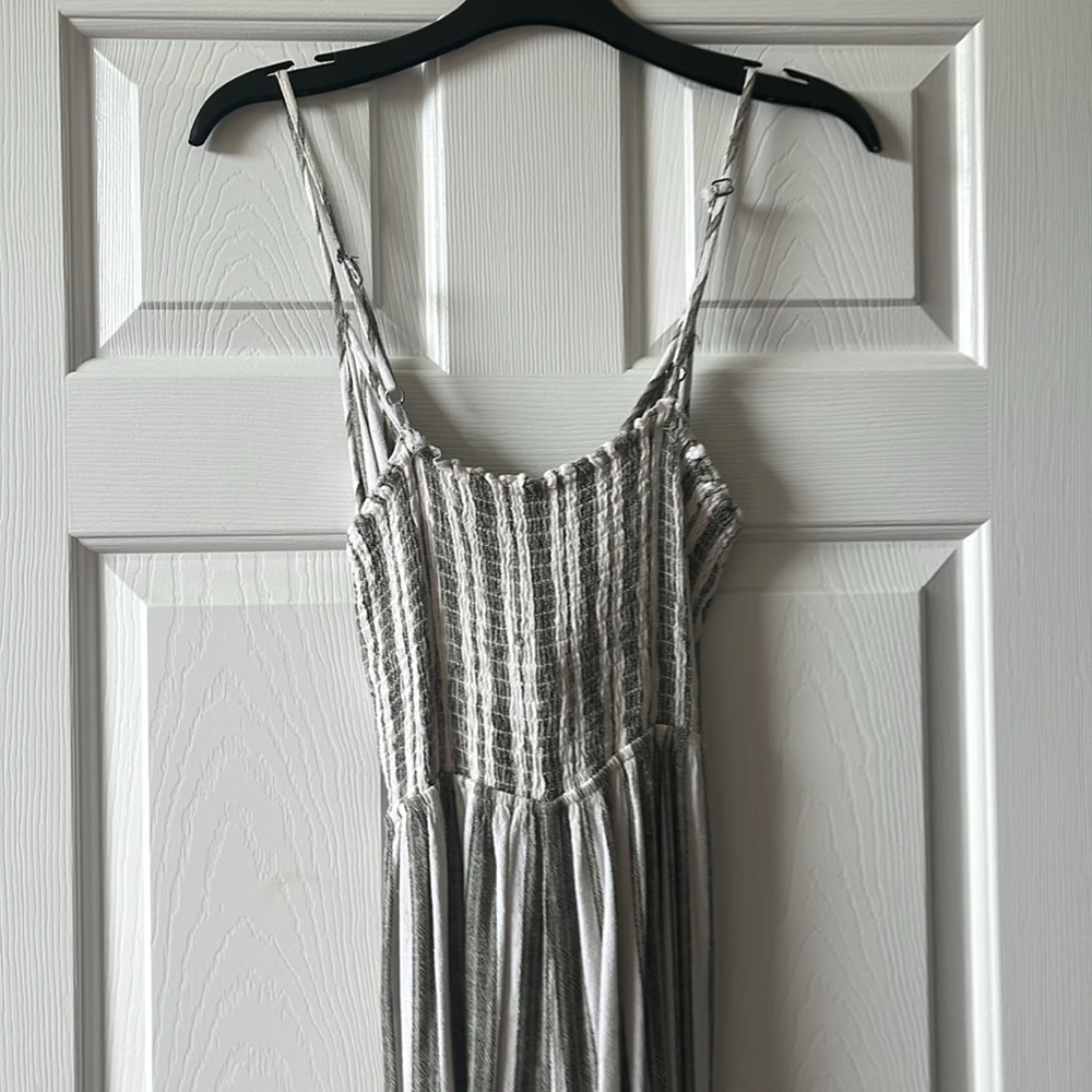 Justify Green Striped Jumpsuit - Picture 6 of 6